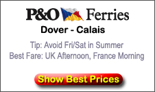 P&O Ferries From Dover to Calais - Portsmouth Spain